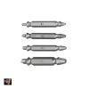 סט חולץ ברגים חיבור HEX 1/4" לאימפקט 4 יחידות B.Tech 0504040
