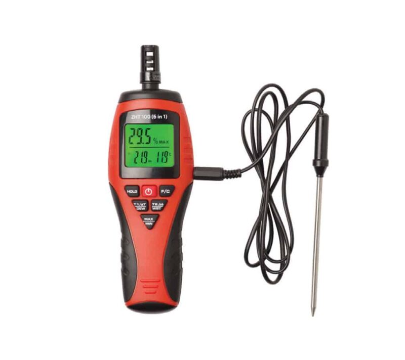 מד טמפרטורה דיגיטלי וחישן לחות טווח B.tech 0506027