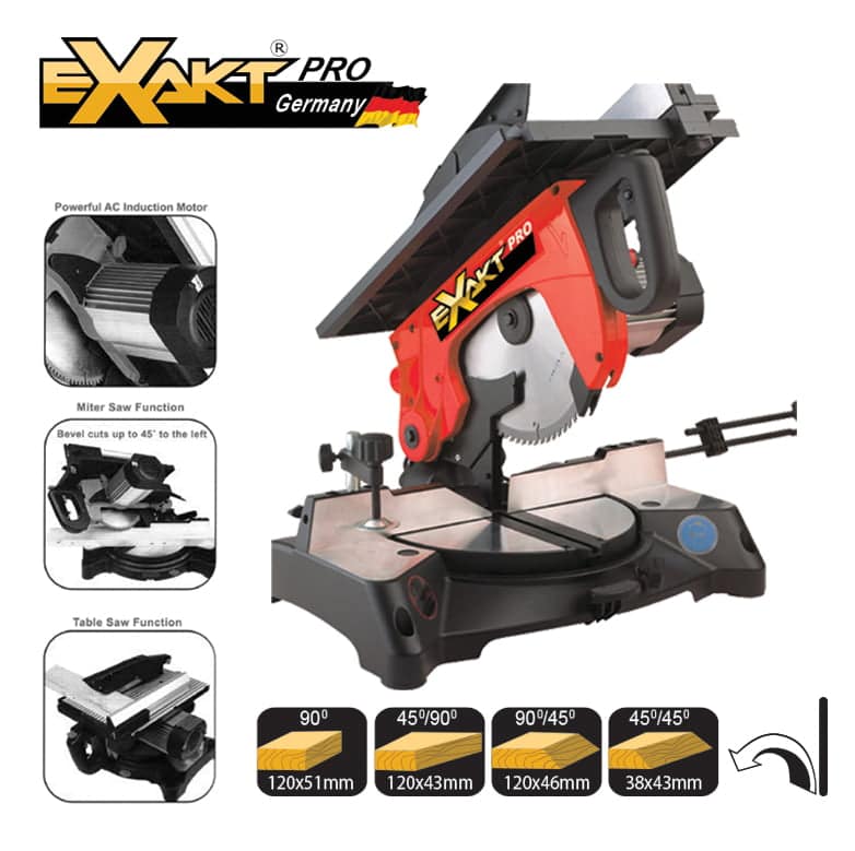 משור שולחן גרונג שולחן עליון “ 8 210 מ"מ 1600W B.Tech 0520216XX