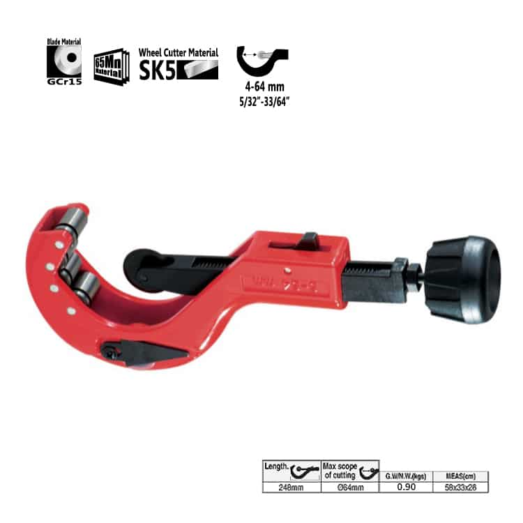 חותך צינורות מסתובב אוניברסלי B.Tech 0501328