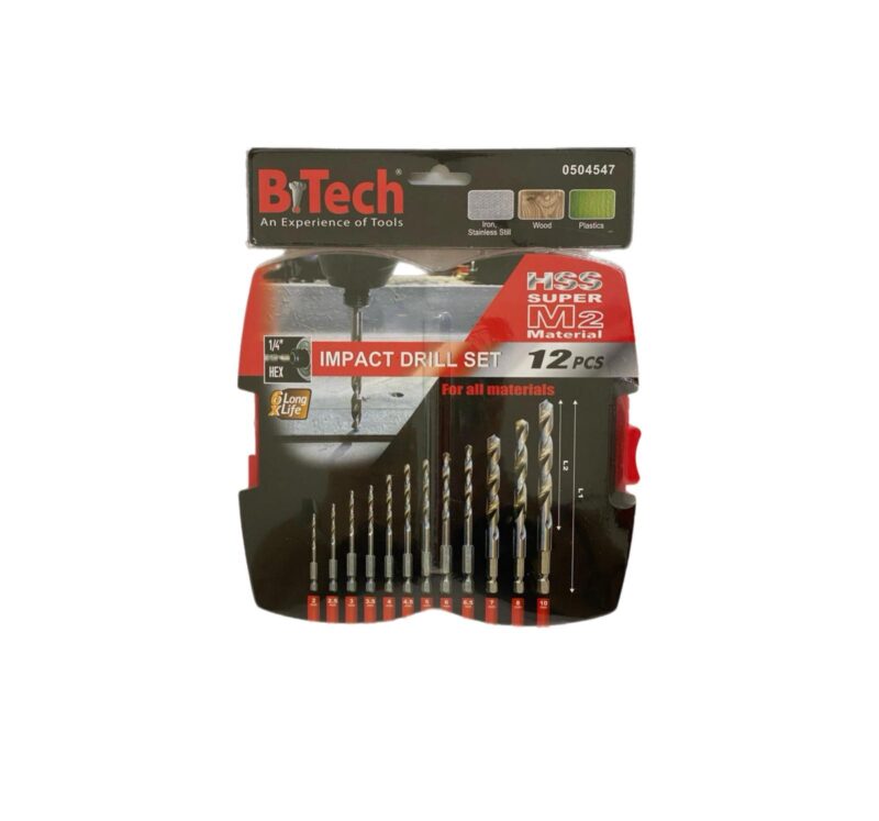 סט מקדחים מבית b tech