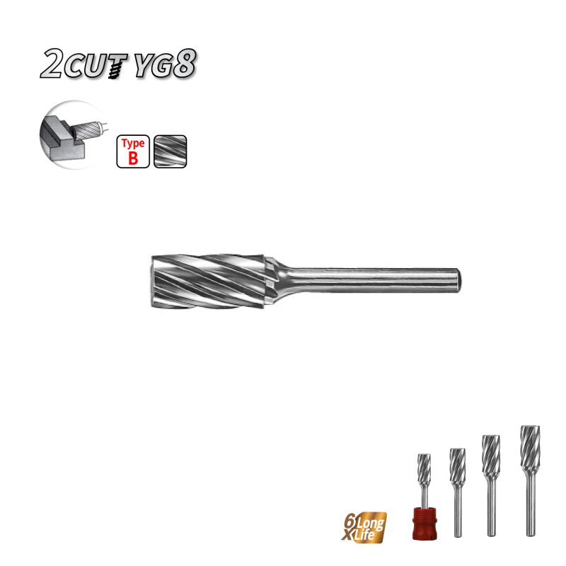 פצירת וידיה מסתובבת לאלומיניום 2CUT חיתוך כפול B.Tech 0508770