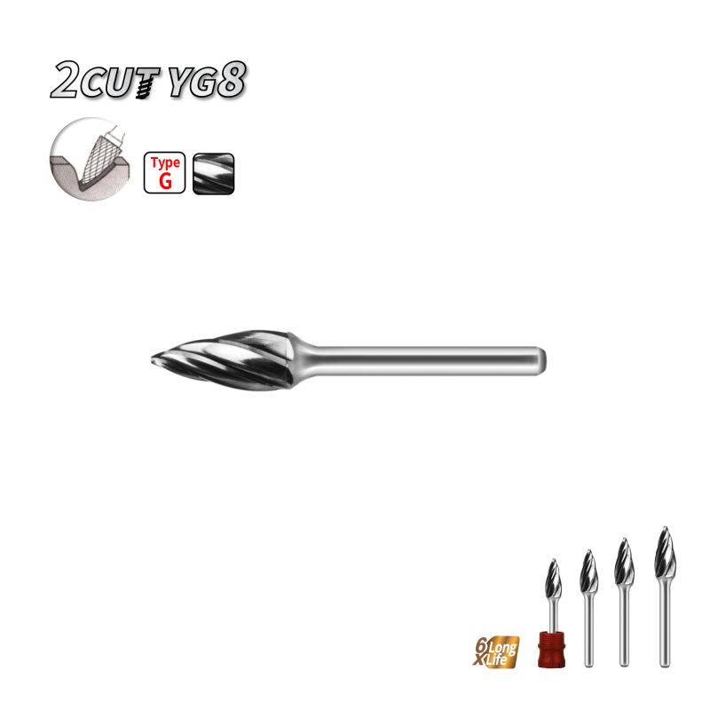 פצירת וידיה מסתובבת לאלומיניום 2CUT חיתוך כפול B.Tech 0508784