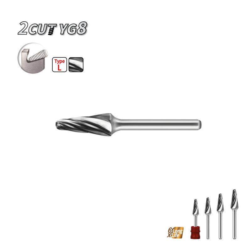 פצירת וידיה מסתובבת לאלומיניום 2CUT חיתוך כפול B.Tech 0508791