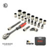 סט בוקסות ואביזרים 21 חלקים "Dual Spline DR1/2 B.Tech 0505512